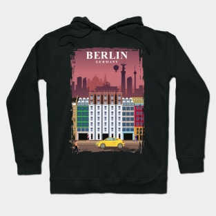 Berlin Travel Poster Hoodie